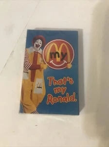 1997 That's My Ronald Cassette Tape McDonalds Happy Meal Toy NIP New Sealed  - Picture 1 of 2