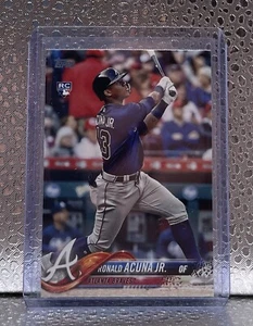 2018 Topps Update Ronald Acuna Jr Braves RC US250 - Picture 1 of 2