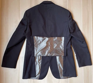 JF J. Ferrar Gris Rayas Traje Abrigo Chaqueta Deportiva Talla 38R Hombre - Imagen 1 de 6