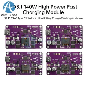 PD3.1 140W Charge Rapide 3S 4S 5S 6S Li-ion Batterie Charge Module de Décharge - Photo 1 sur 23