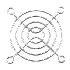 Muffin Fan Guard Finger Grill Chrome Metal Wire 60mm DC 2.4" Inch Computer CPU - Zdjęcie 1 z 3