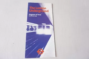 1983 No. 3 London Transport Underground Map Diagram of Lines Tube Ref 683 VGC - Picture 1 of 5