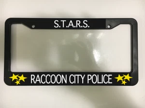 Raccoon City Police S.T.A.R.S. for Resident Evil License Plate Frame NEW - Picture 1 of 2