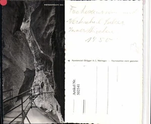 502541,Aareschlucht Schlucht b. Meiringen Kt Bern - Picture 1 of 1