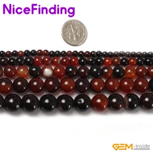 Natural Gemstone Round Dream Agate Loose Beads For Jewellery Making 15" 8mm - Picture 1 of 38
