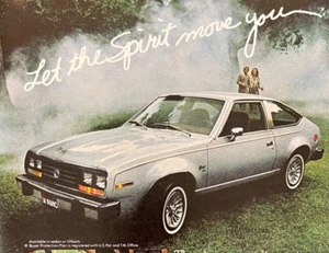 1979 American Motors Spirit DL Corduroy Buckets vintage 8.5 x 11 inch print ad - Picture 1 of 2