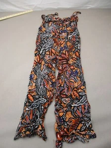 H&M Size M Womens Multicolor Stretch Ruffle Summer Flowy Cami Jampsuit 199 - Picture 1 of 7