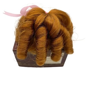 Monique bambola parrucca capelli taglia 5-6" rosso carota Renee Reborn anelli - Foto 1 di 7