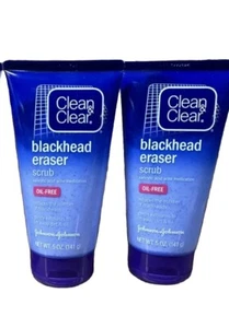 Clean & Clear Blackhead Clearing Eraser Scrub Oil-Free 2 pack -5 OZ - Picture 1 of 5