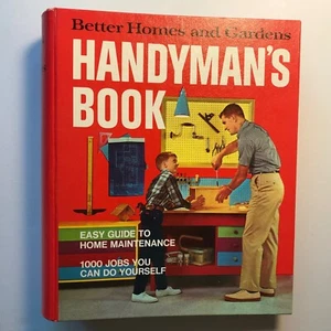 Vintage 1973 Better Homes & Gardens BH&G Handyman's Book DIY 5 Ring HB Binder - Picture 1 of 6
