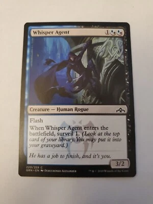MTG Whisper Agent Guilds of Ravnica 220/259 Regular Common - Image 1 of 2