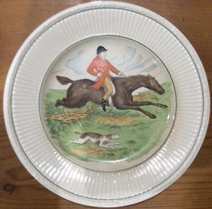 Fox Hunt Hunting Wedgwood Plate Whipper In - Picture 1 of 6