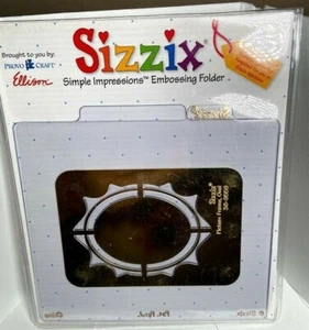 Sizzix Ellison Simple Impressions Prägefolder *NEU* oval - Bild 1 von 1