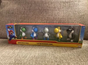 New 2022 Jakks World Of Nintendo Super Mario Yoshi Multi-Pack 5pk Figures - Picture 1 of 8