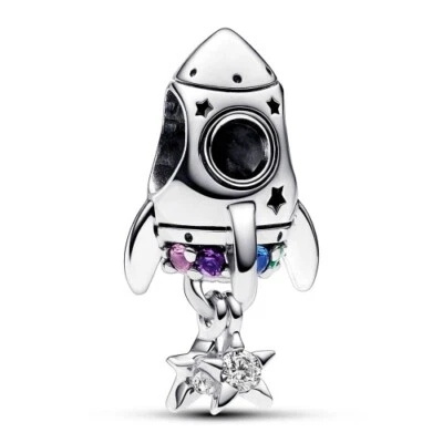 Weltraumliebe Raketen-Charm PANDORA Charm  792831C01 - Bild 1 von 4