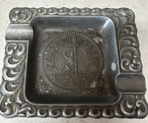 Vintage Bourbon Street New Orleans Birthplace of Jazz pewter ashtray Made in USA - Picture 1 of 4