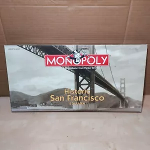 Monopoly Historic San Francisco Edition gioco da tavolo 1998 Hasbro come nuovo raro - Foto 1 di 16