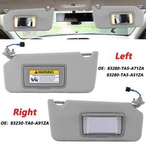 Sun Visor For 2008-2013 Honda Accord Left/Right Driver/Passenger Side With Light - Bild 1 von 12