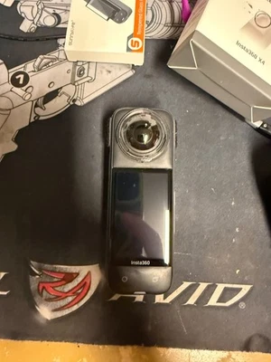 Insta360 X4 Action Camera + 4 batts, Premium lens guards, mounts, ect..+$500 - Image 1 of 4