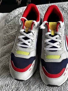 Puma RS-0 Sound Unisex Trainers - White/Gray/Red - New without Box  SIZE 10 - Picture 1 of 5