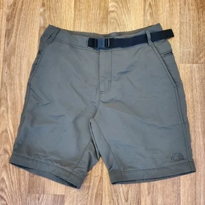 The North Face Shorts Men 30 Green Performance Belted Kayak Hiking Outdoors - Picture 1 of 8