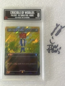 2024 MTG PIP Crisol de Mundos, Vault Boy Borderless Surge Foil TCCG 8 Fallout - Imagen 1 de 2