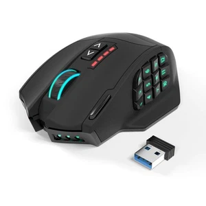Gamspeed MMO Gaming Wireless Mouse Lag-Free Wireless Gaming Mouse, 16000DPI 1000 - Imagen 1 de 7