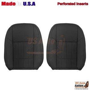 2016-2018 Fits Lexus ES350 Leatherette Front Top Replacement Seat Covers Black - Picture 1 of 8