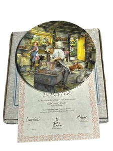 Royal Doulton The Potter Collector's Plate Ltd Ed. Vtg 1992 with COA & Box - Picture 1 of 9