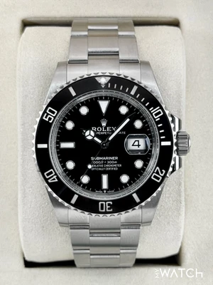 Новый 2025 Rolex Submariner 41 мм 126610LN из нержавеющей стали черный циферблат (STICKERED) - Изображение 1 из 4