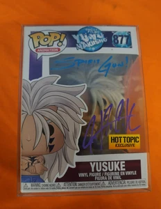 Funko Pop Ghost Files Yu Yu Hakusho #877 Hot Topic Signed Justin Cook - Picture 1 of 5