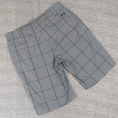 Under Armour Mens 34(33) Match Play Golf Shorts Gray HeatGear Stretch - Image 1 of 4