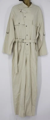 Macacão feminino ISABEL MARANT KENDRA com cinto Reino Unido 16 UE 44 BEGE RRP £485 NA CAIXA - Imagem 1 de 4