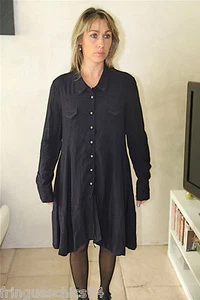 robe blouse laine viscose M & FRANCOIS GIRBAUD taille M (38-40) NEUVE ÉTIQUETTE - Picture 1 of 5