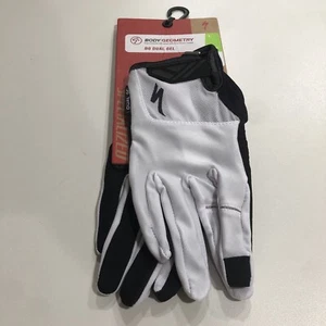 Specialized Body Geometry Black And Wie Dual Gel Gloves Large - Picture 1 of 2