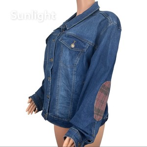 cato plus size denim jacket