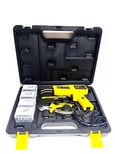 PISTOLA SALDATRICE SALDATURA PLASTICA 50W KIT RIPARAZIONE PARAURTI AUTO 400PZ - Foto 1 di 8