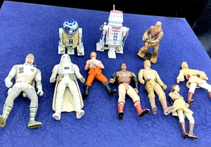 Lot Of 10 Star Wars Vintage 1990s & 2000s Action Figures - Picture 1 of 12