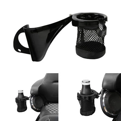 Portavasos para pasajeros apto para Harley Electra Glide Ultra Classic 2014-2023 Foto 1 de 4