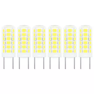6pcs G8 LED Bulb 110V 39-2835 3W Daylight White 6000K Glass Protection Light #H - Picture 1 of 5