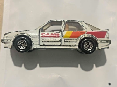 voiture rallye SAAB 9000 Turbo  Matchbox Superfast No. 22 aus 1987  1:60 - Photo 1/4