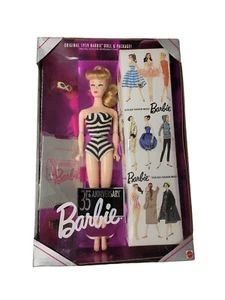 Original 1959 Blonde Barbie Doll 35th Anniversary Special Edition REPRODUCTION - Picture 1 of 12