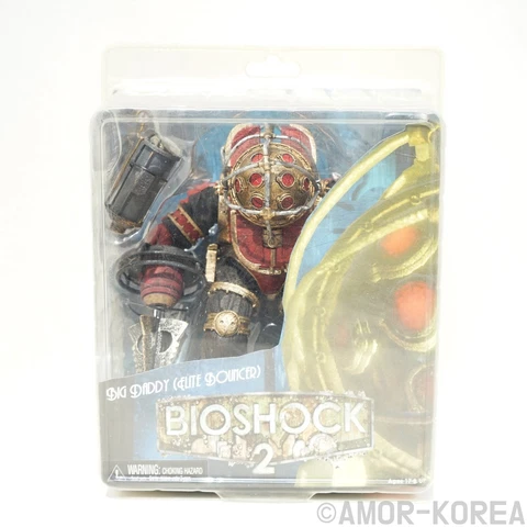 NECA BIOSHOCK 2 Big Daddy Elite Bouncer Figure *Damaged Box* *READ* Cover