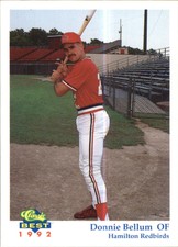 1992 Hamilton Redbirds Classic/Best #6 Donnie Bellum
