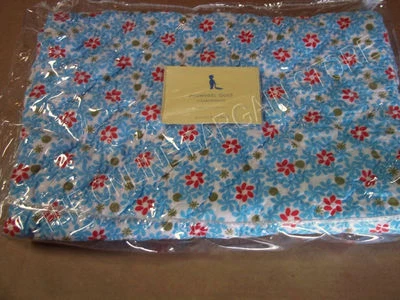 Conjunto de roupa de cama Pottery Barn Kids PBK cata-vento berço colcha farsa 3 peças vermelho azul - Imagem 1 de 3