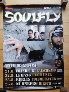 Soulfly - Konzertposter Tour Poster 2008 - Bild 1 von 1