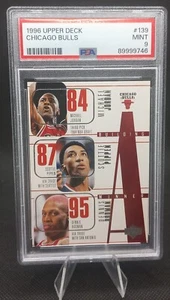 1996-97 Upper Deck #139 Building a Winner - Jordan Pippen Rodman PSA 9 - Bild 1 von 2