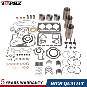 Fits Kubota D722 Overhaul/Rebuild Kit /Liners, Pistons,Rings,Bearings,Gasket Set - Picture 1 of 10