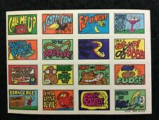 1970 VINTAGE Stacks of Stickers Topps CALL ME UP!  - Very Good Condition