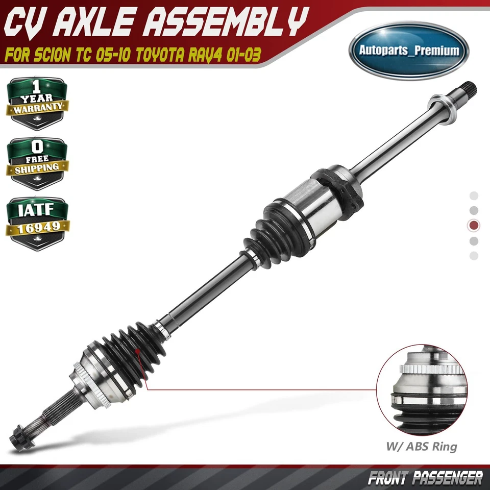 Conjunto de eje CV delantero derecho para Scion tC 2005-2010 Toyota RAV4 2001-2003 Foto 1 de 4